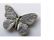 Pewter ~ Monarch Butterfly ~ Lapel Pin Brooch ~ A040