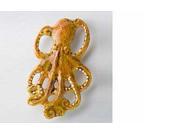 Painted ~ Octopus ~ Lapel Pin Brooch ~ AP154