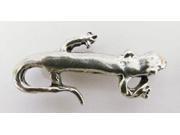 Pewter ~ Salamander ~ Lapel Pin Brooch ~ A059