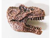 Copper ~ Tyraninosaurus Rex Head ~ Lapel Pin Brooch ~ AC181