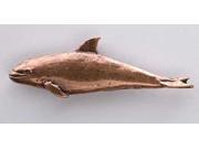 Copper ~ Pacific White Sided Dolphin ~ Lapel Pin Brooch ~ MC064