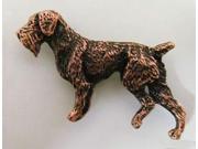 Copper ~ Full Body German Wire Haired ~ Lapel Pin Brooch ~ DC388F