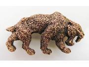 Copper ~ Saber Tooth Cat Full Body ~ Lapel Pin Brooch ~ AC201