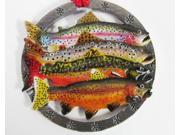 Painted ~ Trout Grand Slam ~ Holiday Ornament ~ FP012OR