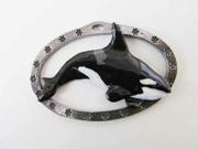 Painted ~ Orca ~ Killer Whale Bull ~ Holiday Ornament ~ MP072OR