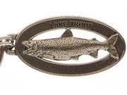 Pewter ~ Lake Trout Keychain ~ FK019