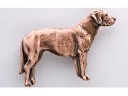Copper ~ Full Body Labrador ~ Lapel Pin Brooch ~ DC412F