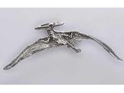 Pewter ~ Pterodactyl Flying ~ Lapel Pin Brooch ~ P011