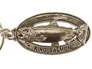 Pewter ~ King Salmon Keychain ~ FK041