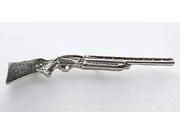 Pewter ~ Automatic Shotgun ~ Lapel Pin Brooch ~ A091