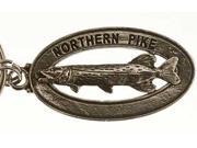 Pewter ~ Northern Pike Keychain ~ FK064