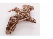 Copper ~ Woodcock Flying ~ Lapel Pin Brooch ~ BC027