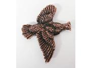 Copper ~ Premium Grouse Flying ~ Lapel Pin Brooch ~ BC029PR