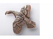 Copper ~ Turkey Flying Large ~ Lapel Pin Brooch ~ BC037