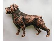 Copper ~ Full Body Rottewiler ~ Lapel Pin Brooch ~ DC450F