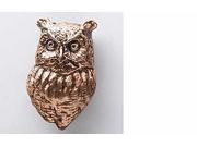 Copper ~ Great Horned Owl Head ~ Lapel Pin Brooch ~ BC065