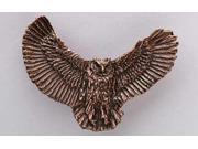 Copper ~ Great Horned Owl Full Body ~ Lapel Pin Brooch ~ BC067