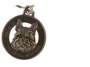 Pewter ~ Norwich Terrier Keychain ~ DK128