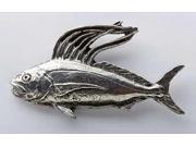 Pewter ~ Roosterfish ~ Lapel Pin Brooch ~ S024