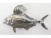 Pewter ~ Premium Roosterfish ~ Lapel Pin Brooch ~ S024PR