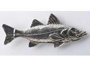 Pewter ~ Snook Small ~ Lapel Pin Brooch ~ S028