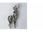 Pewter ~ Red Stag Full Body ~ Lapel Pin Brooch ~ M019