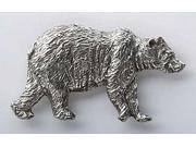 Pewter ~ Grizzly Walking ~ Lapel Pin Brooch ~ M035