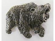 Pewter ~ Premium Grizzly Full Body ~ Lapel Pin Brooch ~ M035PR