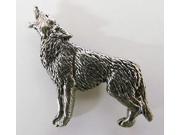 Pewter ~ Coyote Full Body ~ Lapel Pin Brooch ~ M046