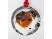Painted ~ Jack Russel Terrier ~ Holiday Ornament ~ DP106OR