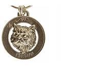 Pewter ~ Persian Cat Keychain ~ CK006