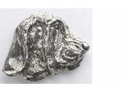 Pewter ~ Bloodhound ~ Lapel Pin Brooch ~ D028