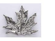 Pewter ~ Maple Leaf ~ Lapel Pin Brooch ~ A130