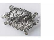 Pewter ~ Pond Turtle ~ Lapel Pin Brooch ~ A150