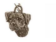 Pewter ~ Personalized ~ Border Terrier Pet Tag ~ DT032