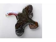Painted ~ Turkey Flying Large ~ Lapel Pin Brooch ~ BP037