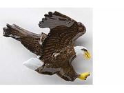 Painted ~ Bald Eagle Flying ~ Lapel Pin Brooch ~ BP051