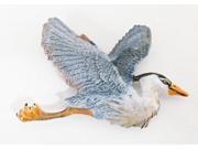 Painted ~ Premium Blue Heron Flying ~ Lapel Pin Brooch ~ BP072PR
