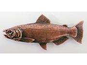 Copper ~ Premium Chinook Salmon Ocean Large ~ Lapel Pin Brooch ~ FC040PR