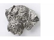 Pewter ~ German Wire Haired ~ Lapel Pin Brooch ~ D088