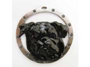 Painted ~ Pug ~ Black ~ Holiday Ornament ~ DP148ORA