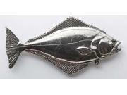 Pewter ~ Halibut Large ~ Lapel Pin Brooch ~ S060