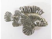 Pewter ~ Lionfish ~ Lapel Pin Brooch ~ S080