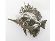 Pewter ~ Butterfly Fish ~ Lapel Pin Brooch ~ S089
