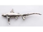 Pewter ~ Thresher Shark ~ Lapel Pin Brooch ~ S116