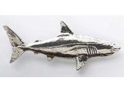 Pewter ~ Salmon Shark ~ Lapel Pin Brooch ~ S126