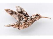 Copper ~ Hummingbird ~ Lapel Pin Brooch ~ BC104