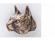 Copper ~ Abyssinian Cat ~ Lapel Pin Brooch ~ CC002