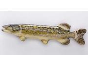 Painted ~ Chain Pickerel ~ Lapel Pin Brooch ~ FP065