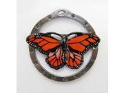 Painted ~ Monarch Butterfly ~ Holiday Ornament ~ AP040OR